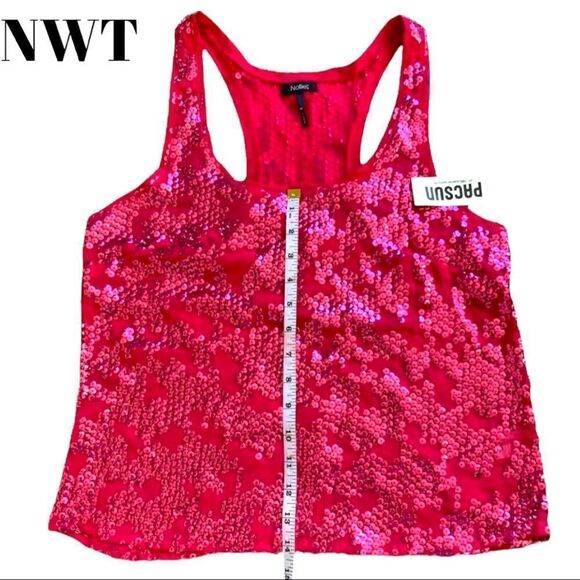 Barbiecore Pink Sequin Crop Top Y2K Party Vibes NWT - Picture 12 of 16